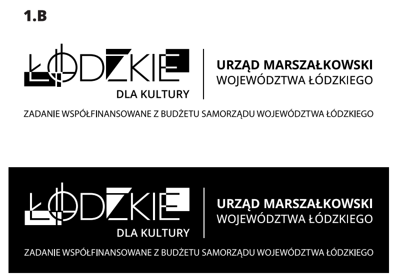 Przykładowy znak graficzny - wersja monochromatyczna